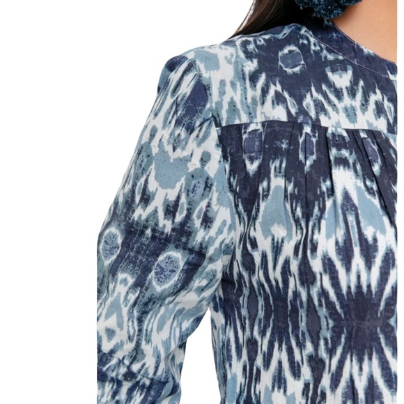 NWT Tyla Blue Rio Long Dress RO'S GARDEN Tuckernuck Blue Maxi Long Sleeve - Picture 6 of 10